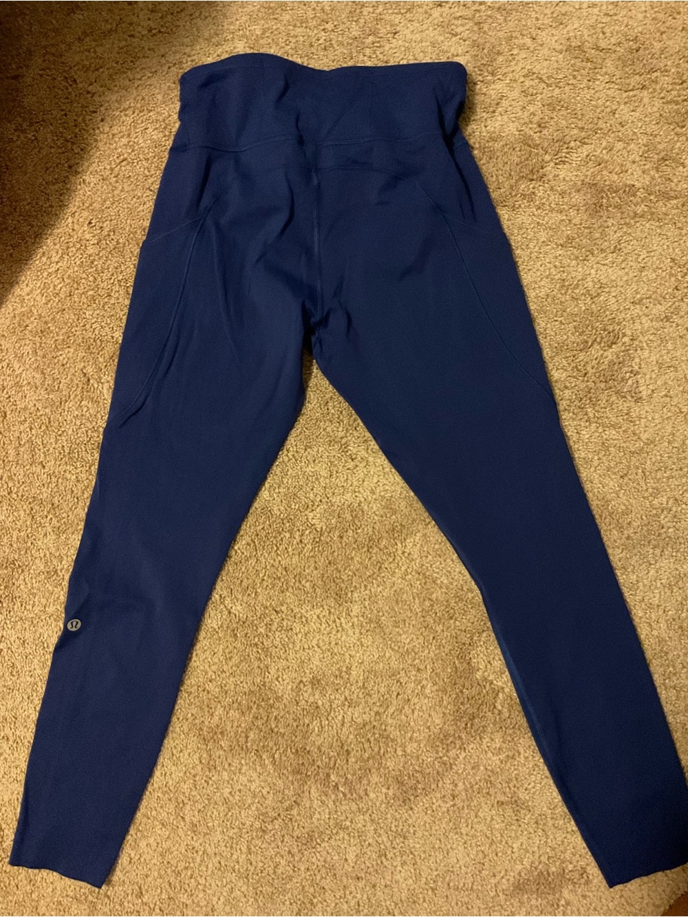 lululemon athletica Navy High-Rise Leggings with Side Pockets